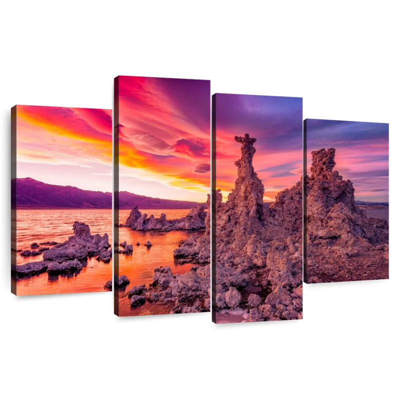 Alvord Mono Lake Sunset Hues, 22" H x 36" W