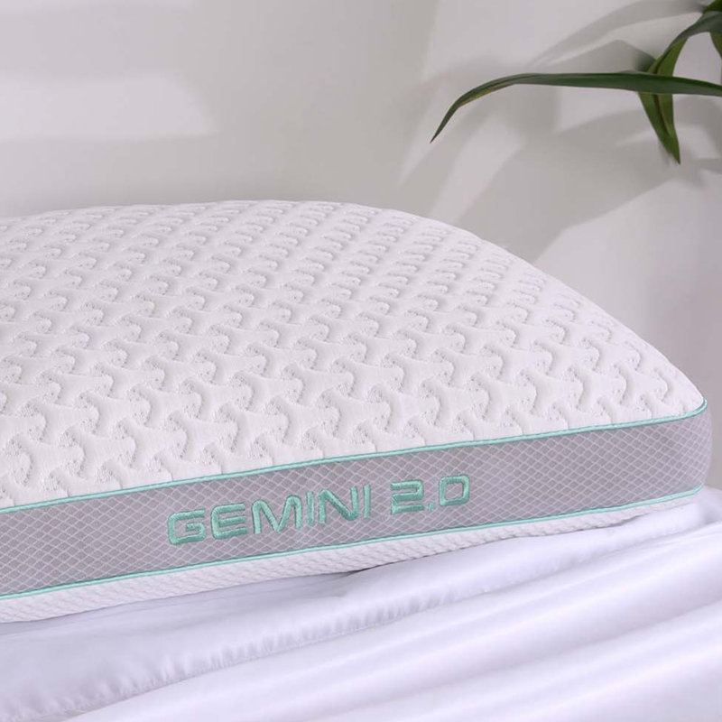 Bedgear Gemini Performance Pillow - Coussin de soutien ferme pour dormeurs neutres / chauds, 5.75