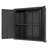 Wall Mounted Metal Storage Cabinet with 2 Locking Doors and 1 adjustable Shelf-1956269838