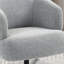 Fauteuil demi-tonneau pivotant rembourré-133209524