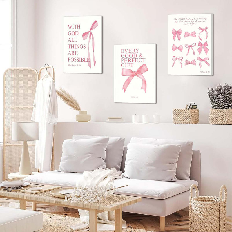 3 Piece Wrapped Canvas Wall Art