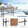 5 Pieces Patio Bar Table And Bar Stool Set