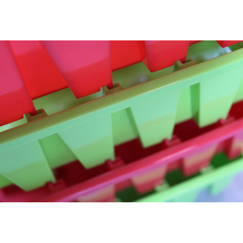 Caisse en plastique moderne, Vert