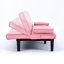 Canapé-lit 67 po en PVC multifonctionnel avec porte-gobelet et conception pliable-2090132343