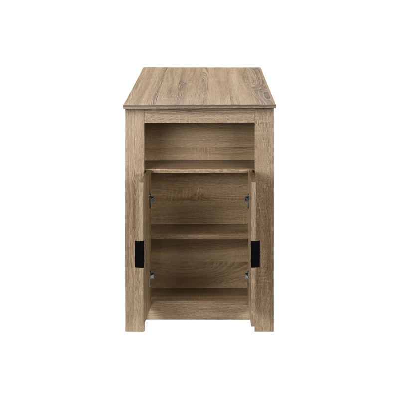 Table de salle à manger rectangulaire en stratifié brun de 48 po Taupe