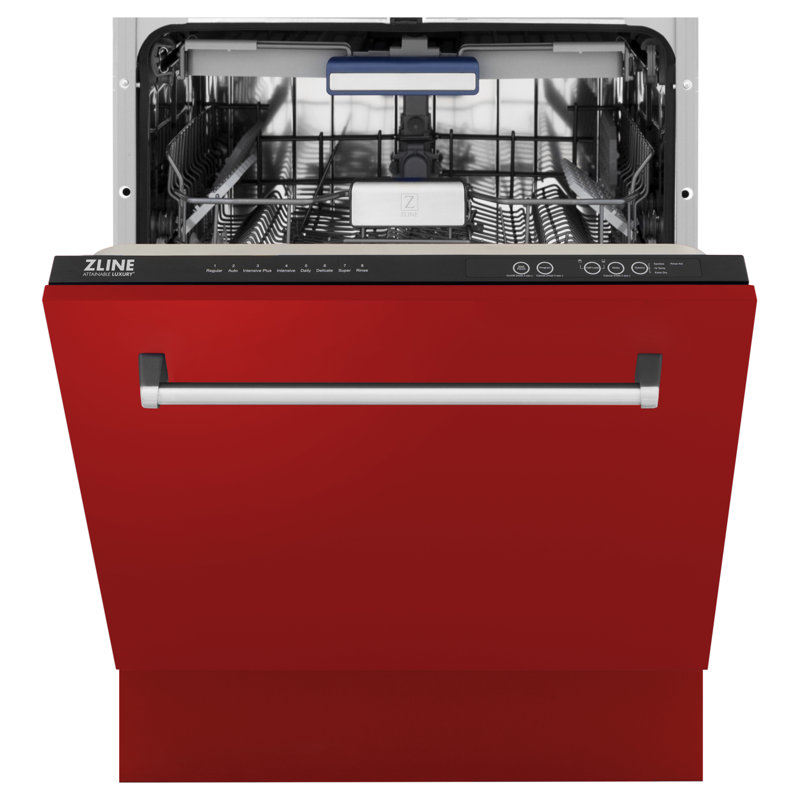Lave-vaisselle à cuve haute Zac, Rouge mat