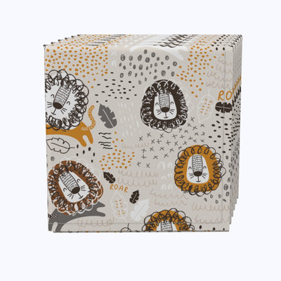 100% Cotton Animals/Nature Square Napkin