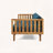 Acacia Wood Daybed with Classic Slat Paneling-142179237