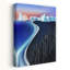 Frozen Horizon, art abstrait moderne, paysage contemporain, nature-1064882771