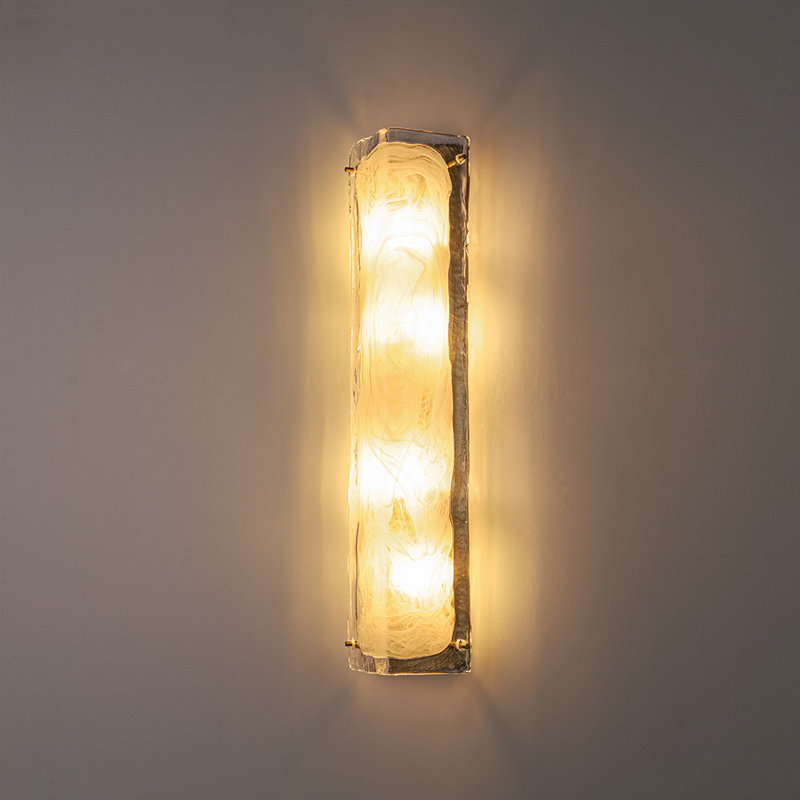 Luminaire pour meuble-lavabo linéaire Luxury, H 6,1 po x l 13,4 po x P 3,8 po