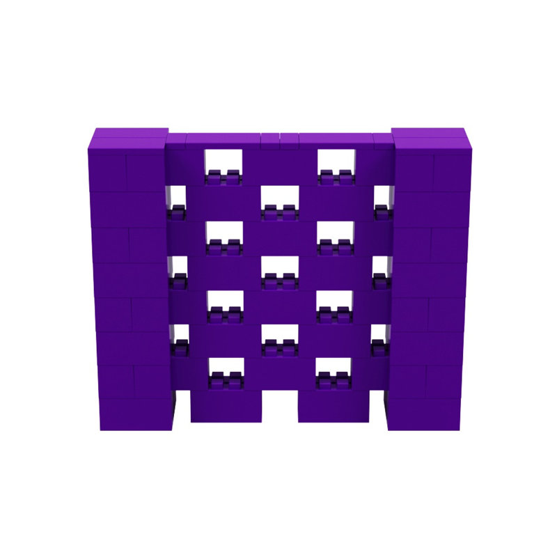 Ensemble mural 4 po de haut Everblock, 60", Blanc