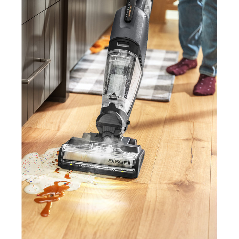 Black Multi-Surface HydroSteam Wet Dry Vacuum Cleaner