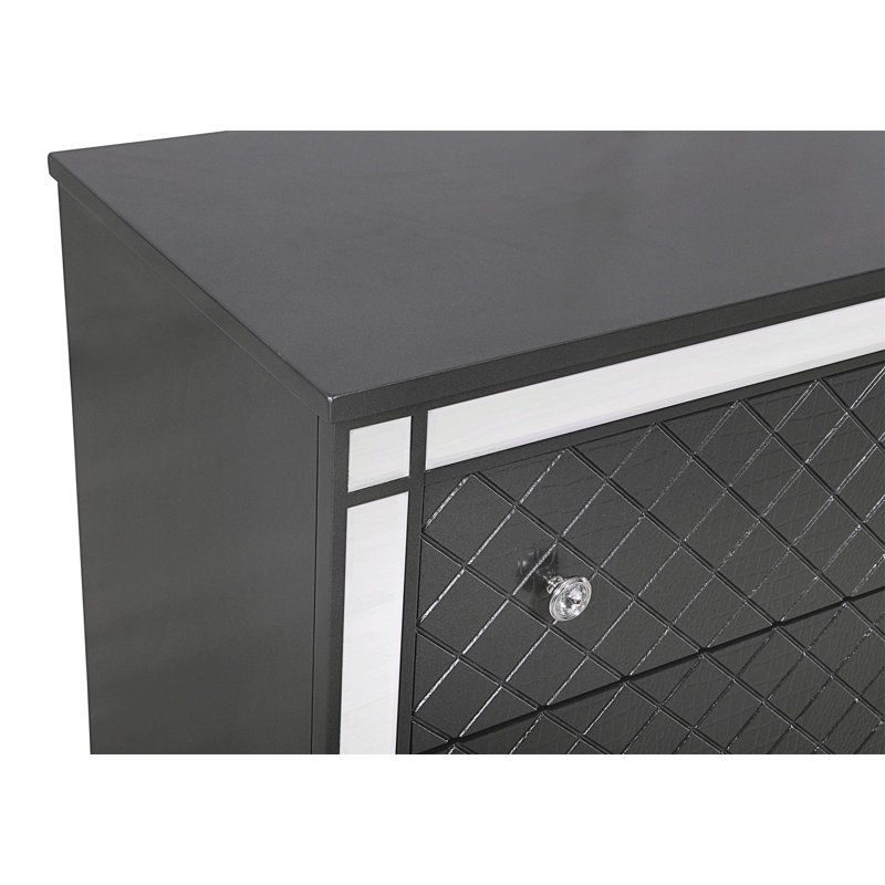 Commode de rangement traditionnelle 6 tiroirs 1Pc