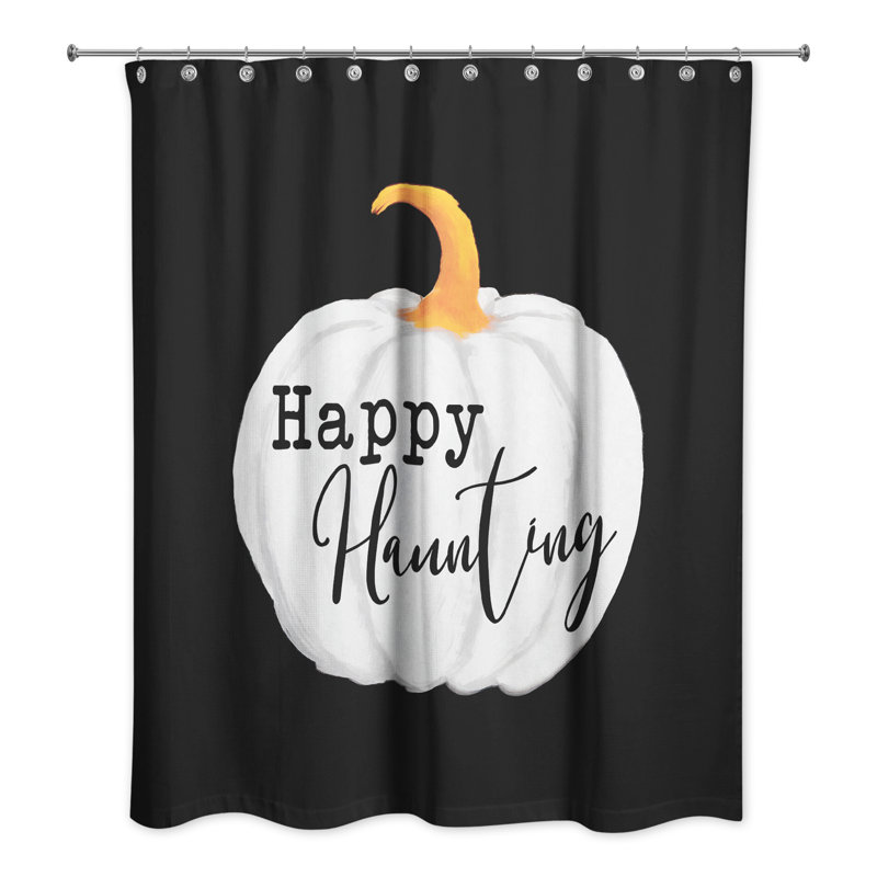 Rideau de douche simple valdivia happy haunting