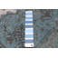 Tapis bleu à transition de couleur 8 po 2 po x 11 po 0 po