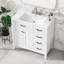 Meuble-lavabo 36 po avec lavabo, armoire de salle de bain avec tiroirs, structure solide et panneau de fibres à densité moyenne-120329958