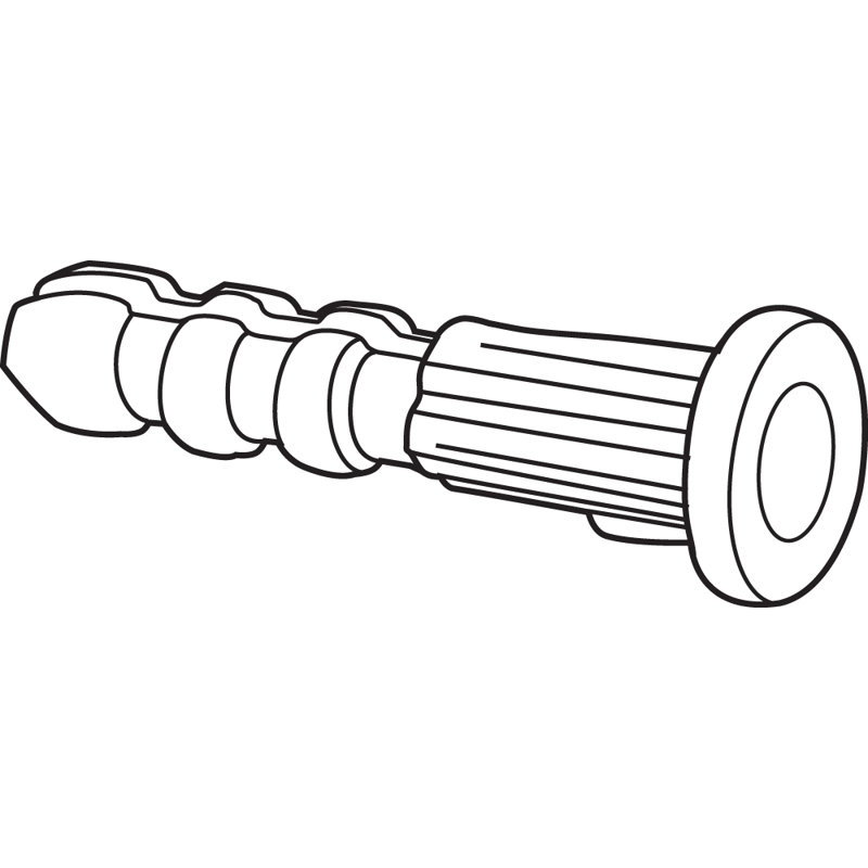 Wall Anchors, Nylon Construction, Standard Duty, 4.35" H x 3.3" W x 0.95" D