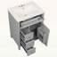 Meuble-lavabo moderne avec lavabo, 3 tiroirs, conception compacte-117983467
