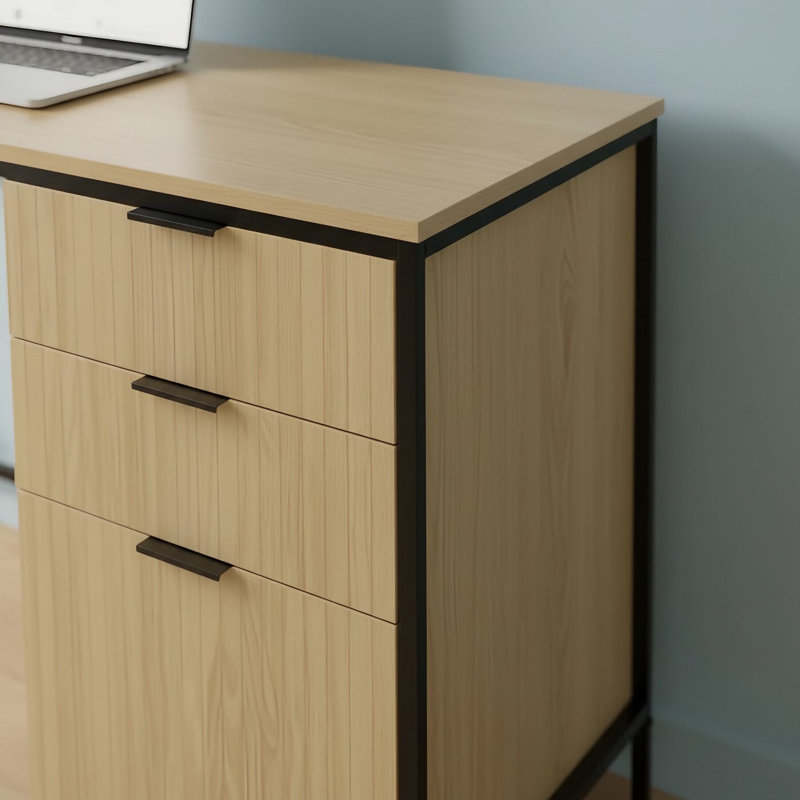 Metal Base Computer Desk