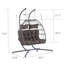 Chaise suspendue en rotin pour 2 personnes-1295945350