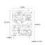 Commode d'appoint 5 tiroirs Modern