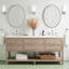 72" Robertson Double Bathroom Vanity Set with Rectangular Undermount Sinks-75247727-75247729-75247734