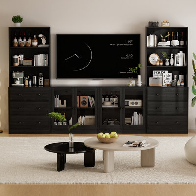 110" Wide Media Centre For Tv Stand Up To Tv