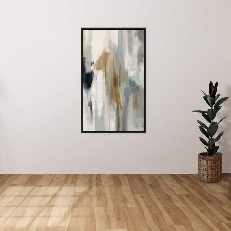 "Ethereal Sandy Beach I" par Silvia Vassileva, reproduction sur toile dans un cadre flottant, H 51,5 po x l 31,5 po