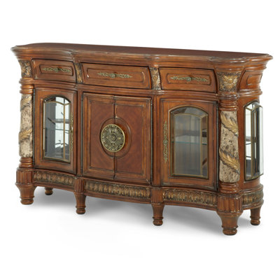 Villa Valencia Sideboard & Mirror Set