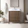 30" Single Bathroom Vanity with Engineered Marble Top