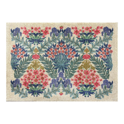 Petit tapis de sol lavable Lush Garden Sunrise