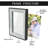 Gray Solid Wood Picture Frame with Mat