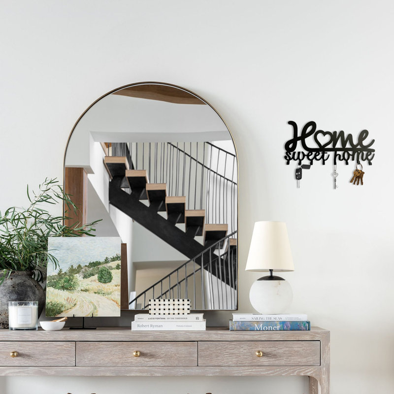 Canaseraga Metal Wall Organizer with Key Hooks