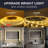 Frameless LED Light Anti-Fog Wall Bathroom Vanity Mirror with Backlit & Frontlit-91383705