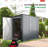 Lockable Galvanised  Bike Shed