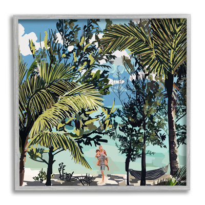 Couple sur une plage d'été par Amelia Noyes