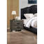 Table de chevet en bois massif Kanyiah