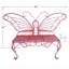  Butterfly Metal Outdoor Garden Bench-477469751