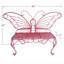Banc de jardin en forme de papillon en métal-94094936