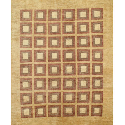Prattsburgh One-of-a-Kind 8' X 9'7" Wool Area Rug in Beige