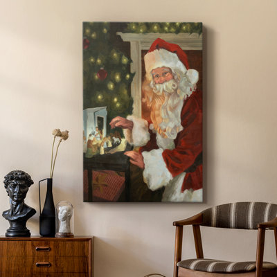 Saint Nick et la Nativité - galerie Cavas sur mesure