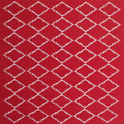 Tapis de zone rouge contemporaine