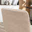 Chaise pivotante pour bureau en beige - réglable en hauteur, tissu respirant doux, siège en mousse épaisse, fabrication stable en métal, 5 fonctions réglables, base, bureaux professionnels roulants-1332280184-1332280185