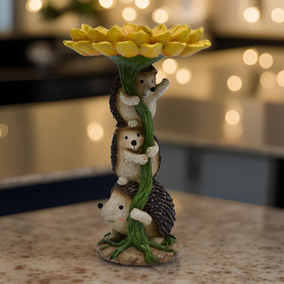 Figurine 11 "H hérisson avec tournesol