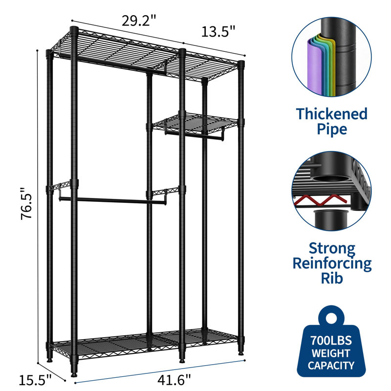 105.7cm Clothing Rack