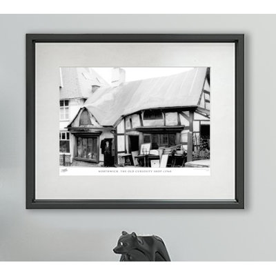 Northwich, The Old Curiosity Shop C1960 - Single Picture Frame Print