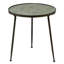 Table de bout en verre à 3 pieds