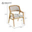 Chaises de salle à manger rembourrées Benedict-74449096