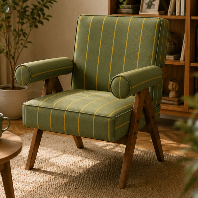 Fauteuil simple rembourré Upholstery, Green
