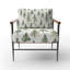 Chaise rembourrée en velours Rustic Lodge-1554405812